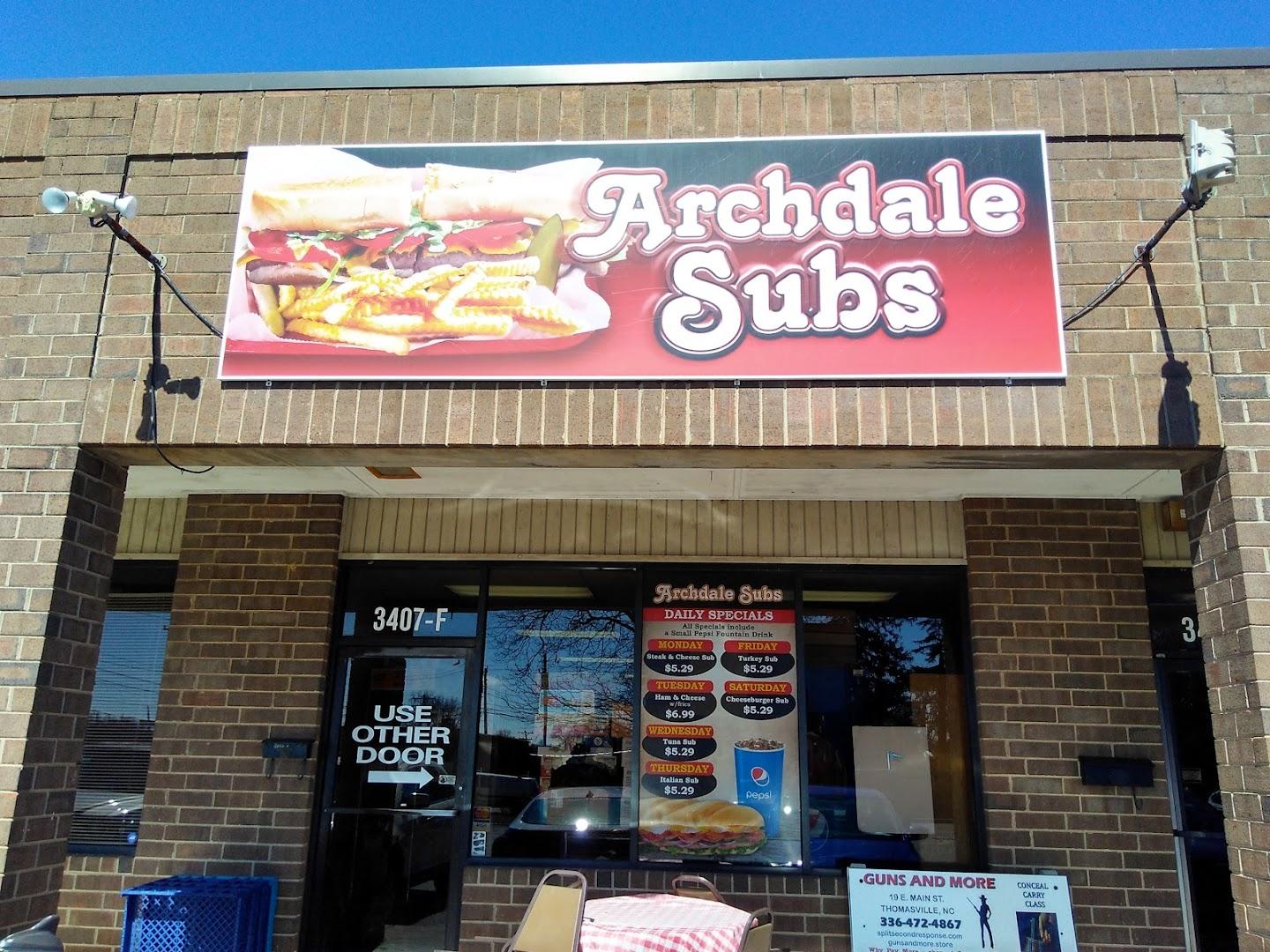Archdale Subs
